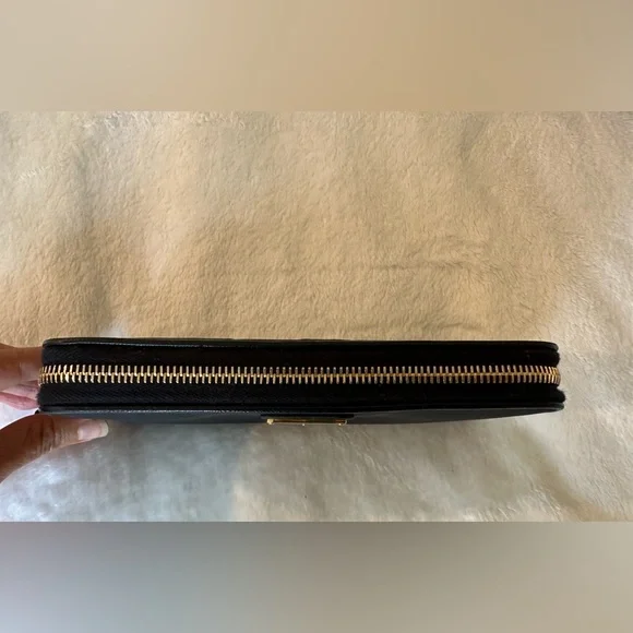 Prada Nylon Zip Around Long Wallet - Black - Picture 4 of 6